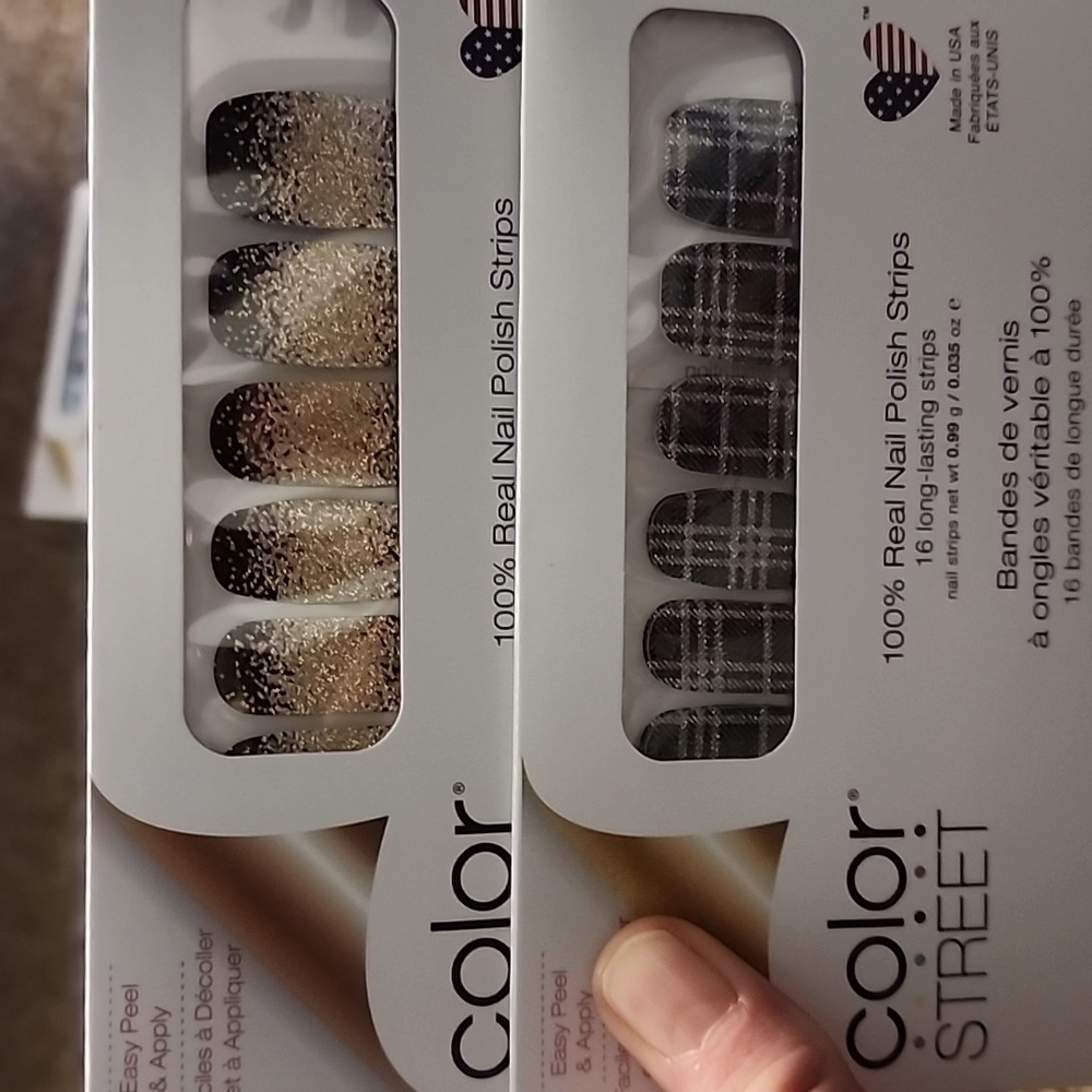2 sets New Year Color Street Nails